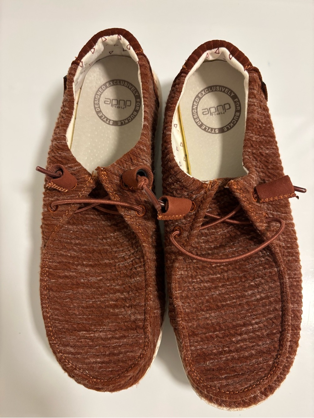 WEN  Rust Brown Slip-On Casual Loafers